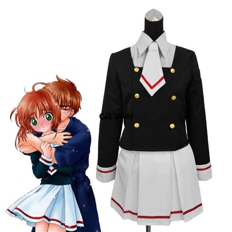 Aliexpress.com : Buy Cardcaptor Sakura Kinomoto Sakura School Uniform ...