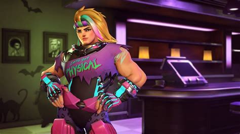 Overwatch TOTALLY 80s Zarya Skin Gameplay - YouTube