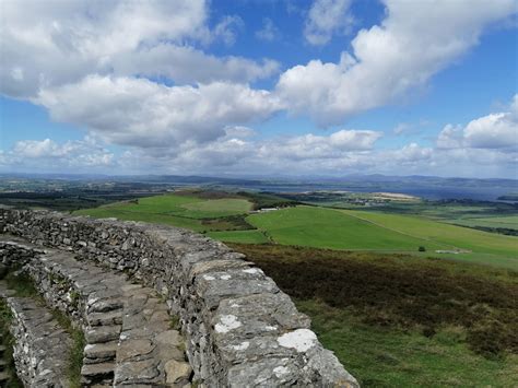 The Grianan of Aileach is an impressive hill fort which is over 23 meters