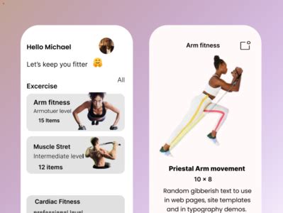 Fitness app by COLLINS TONUI on Dribbble