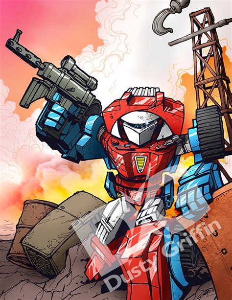 Transformers Autobot Gears G1 Art - Etsy UK