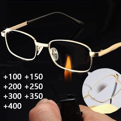 Scratch Proof Reading Glasses Men 39;s Presbyopia Glasses Anti Fatigue Prescription Glasses ...