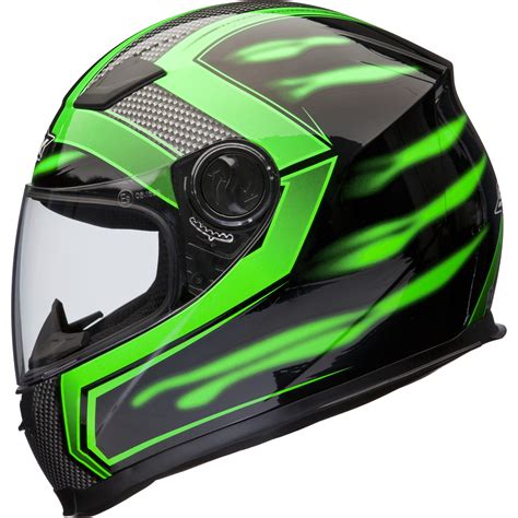 Shox Sniper Skar Green Motorcycle Helmet Scooter Full Face Crash Bike Motorbike | eBay