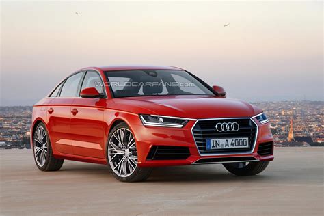 2016 Audi A4 sedan and A4 Avant rendered