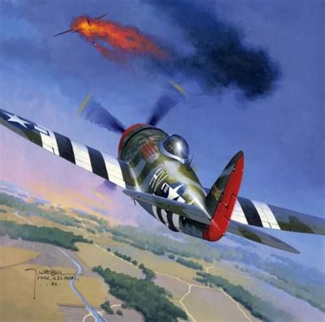 P-47 Thunderbolt... Beautiful painting! | Aircraft art, Aviation art ...