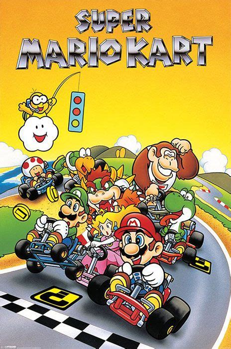 Nintendo Posters | Super mario kart, Mario kart, Super nintendo