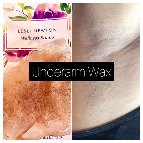 Underarm Waxing Before And After