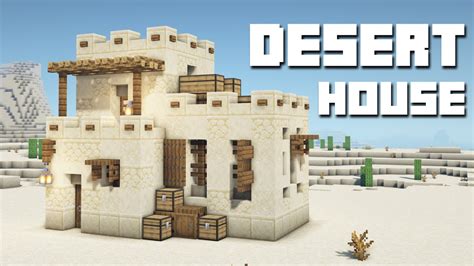 Minecraft - Desert House Tutorial (How to Build) - YouTube