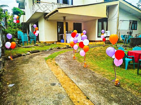 Gas balloon for garden decorations in sri lanka Www.jollyjollykids.com Hotlin… | 1st birthday ...