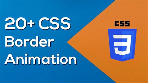 20+ CSS Border Animation