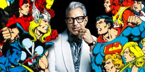 Jeff Goldblum Tests His Knowledge of Marvel & DC Superheroes