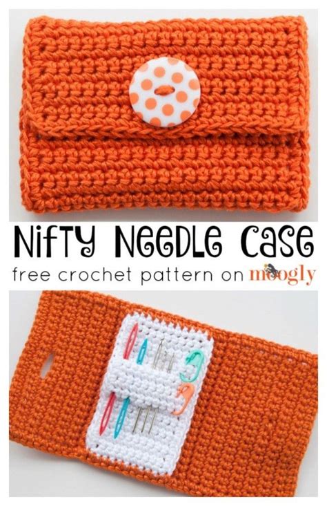 crochet needle case free pattern Crochet Hook Case Pattern, Crochet Needle Case, Crochet Hook ...