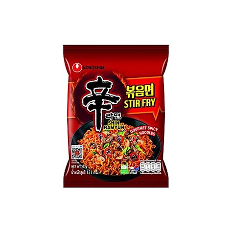 Shin Ramyun Stir Fry Gourmet Spicy Noodles | 131g | Shop | Walter Mart