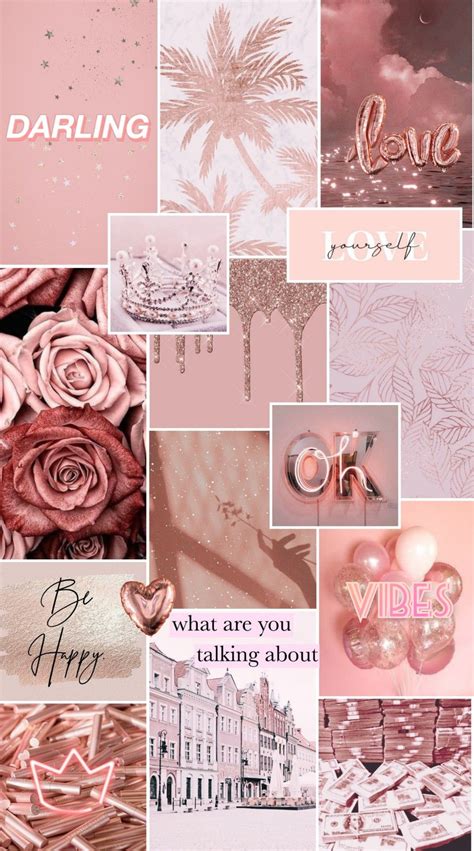 Descubrir 51+ imagen rose gold pastel aesthetic wallpaper - Abzlocal.mx