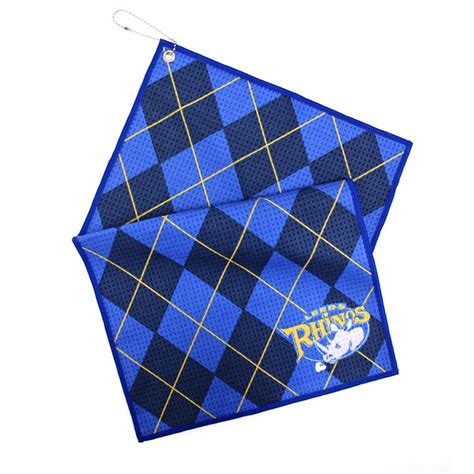 Leeds Rhinos Microfibre Golf Towel - Elite Pro Sports