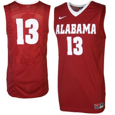 Nike Alabama Crimson Tide #13 Replica Basketball Jersey - Crimson