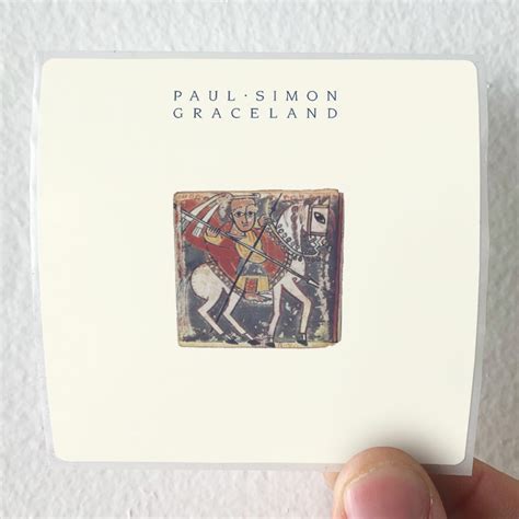 Paul Simon Graceland Album Cover Sticker