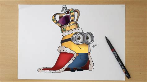 How to draw King Bob | Step by step | Minions - YouTube