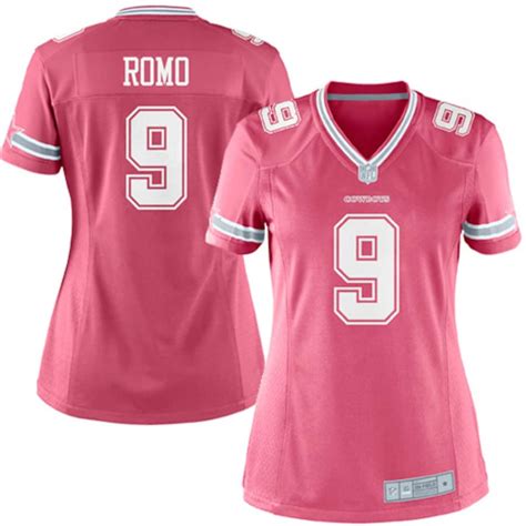 Nike Tony Romo Dallas Cowboys Women's Pink Game Jersey