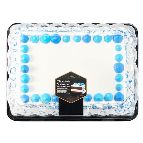 Marketside Chocolate & Vanilla Ice Cream Cake, 4 lb 2 oz - Walmart.com - Walmart.com