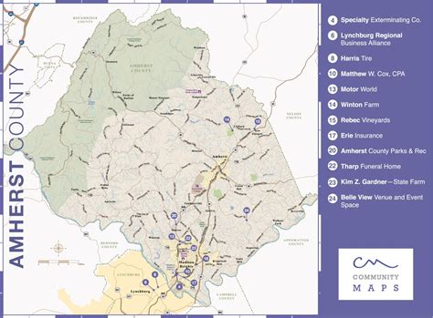 Maps | Amherst County Tourism