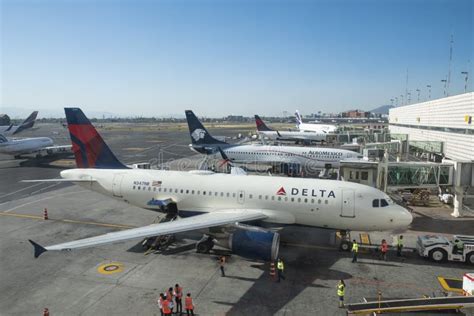 Major Airlines Parked at the Terminal at Tijuana International Airport Editorial Photo - Image ...