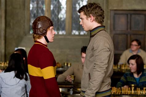 Cormac Mclaggen and Ron before Quidditch — Harry Potter Fan Zone