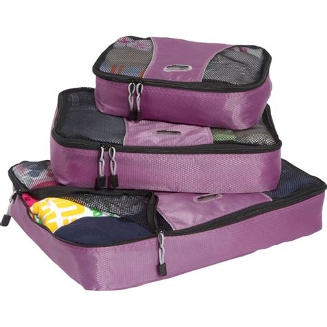 Amazon.com: eBags Packing Cubes - 3pc Set (Eggplant): Clothing | Ebags ...