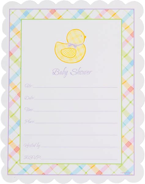 Value Pack Baby Shower Invitations, 20-pk | Party City