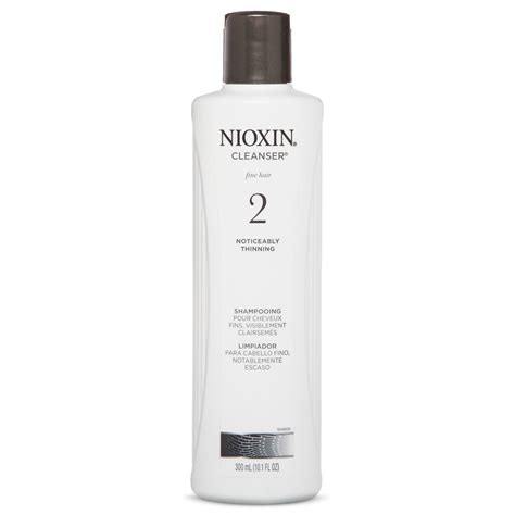 Nioxin Cleanser Shampoo Fine Hair 2 Noticeably Thinning 10.1 fl oz ...