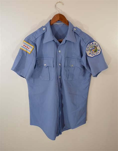 Vintage Official CHICAGO POLICE Uniform Shirt 1960's or