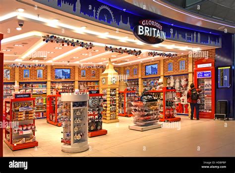 Stansted Airport London shopping at Glorious Britain gift & souvenir ...