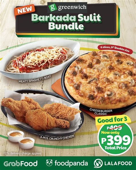 Greenwich Pizza Promos: Barkada Sulit Bundle & Buy1 Get1 at 50% OFF