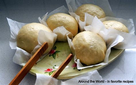 Around the World - in favorite recipes: Steamed Pork Buns (Dim Sim ...