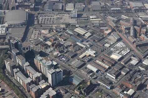 Aerial photography of Manchester Cheetham Hill Road Cheetham Hill