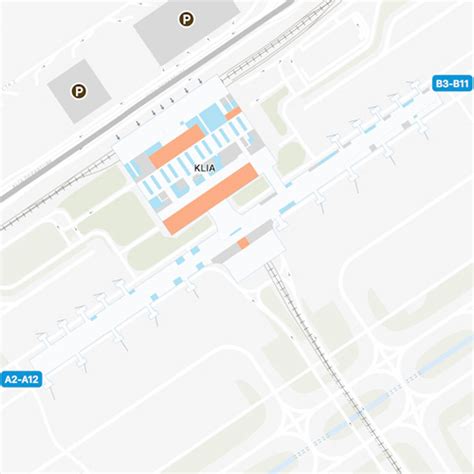 Kuala Lumpur Airport Main Terminal Interactive Map & Guide