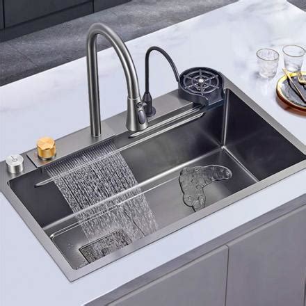 This Waterfall Kitchen Sink Might Be The Ultimate Modern Kitchen Accessory