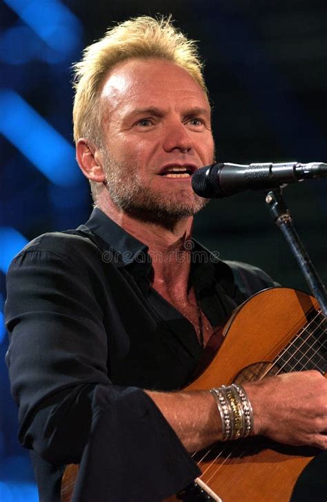 Sting in Concert editorial image. Image of sound, audio - 152532040