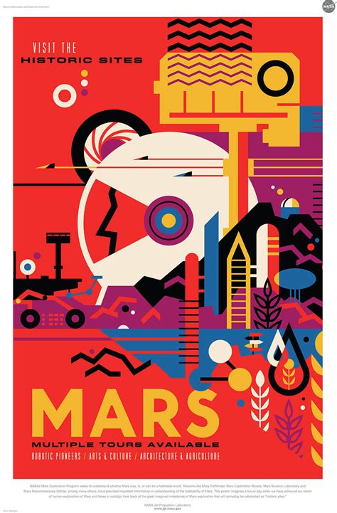 14 retro space travel posters from NASA's Jet Propulsion Laboratory ...