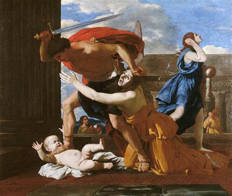 The Massacre of the Innocents #2 Painting by Nicolas Poussin - Pixels