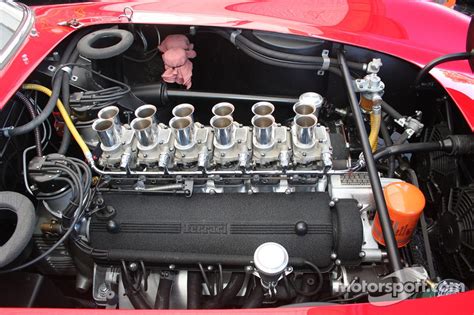 Ferrari 250 GTO engine at Cavallino Classic