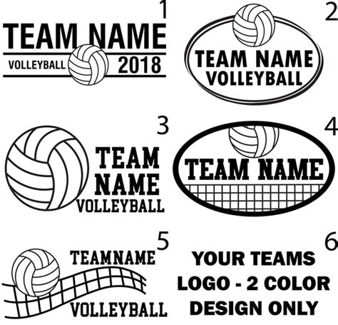 Personalized Volleyball Designs for Team T-Shirts