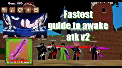 HOW TO FAST GUIDE AWAKENING Authentic Triple Katana V2 - YouTube