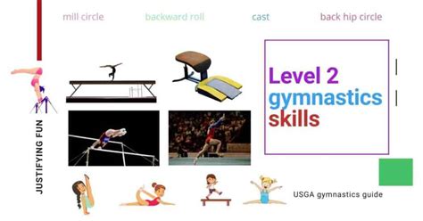 Level 2 Gymnastics Requirements & Skills list 2023 - Jusifying Fun | Gymnastics | Toys ...