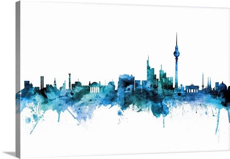 Berlin Germany Skyline Wall Art, Canvas Prints, Framed Prints, Wall ...