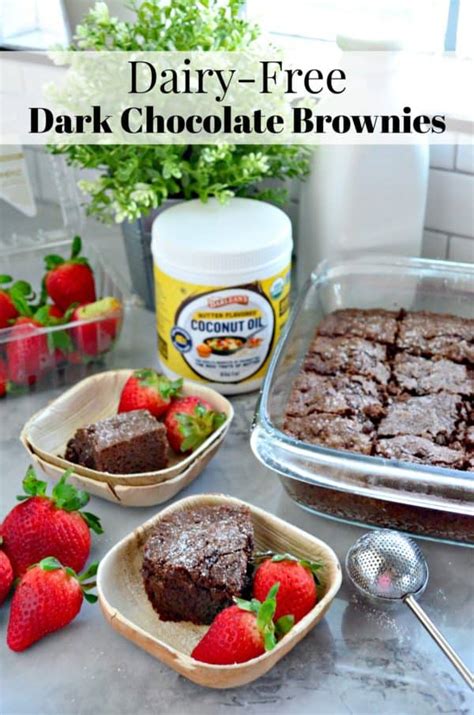 Dairy-Free Dark Chocolate Brownies - Katie's Cucina