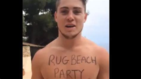 Video: Backflipping James O’Connor dons budgie smugglers to promote beach party in Toulon ...