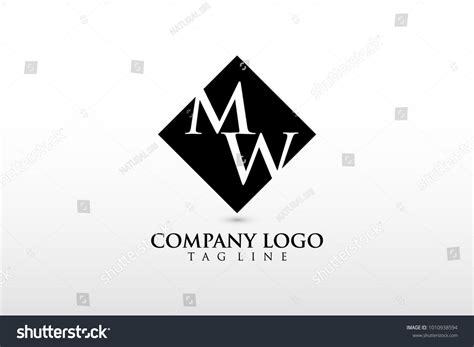 Mv Logo Vector Black Color Stock Vector (Royalty Free) 1010938594