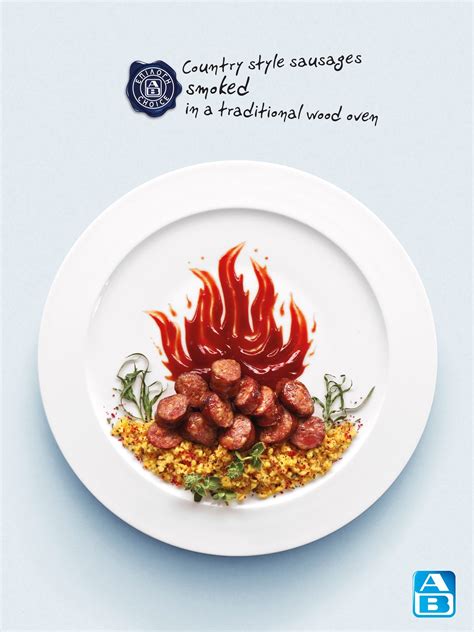 AB Vasilopoulos supermarkets: Sausages | Ads of the World™ | Creative food, Food, Food ads