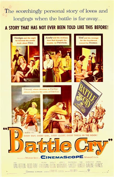 BATTLE CRY ORIGINAL MOVIE POSTER 1955 LINEN-BACKED. USMC | LEON URIS, Sourcework | First Edition